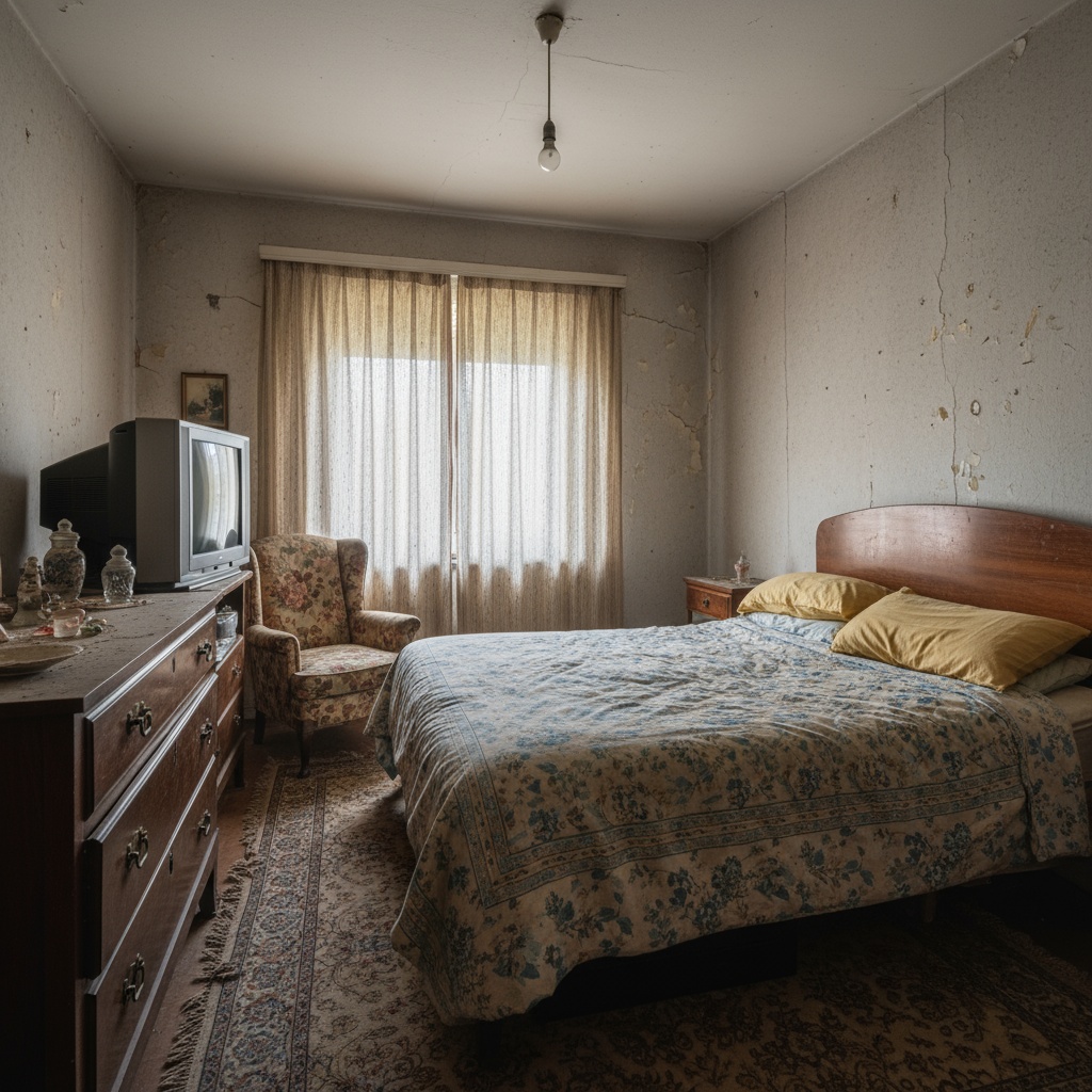 Спальня до ремонта